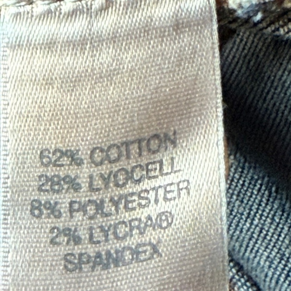 J. Jill Smooth Fit Denim Skirt Atlantic Wash Dark Blue Stretch Size 10 NEW - Picture 8 of 8